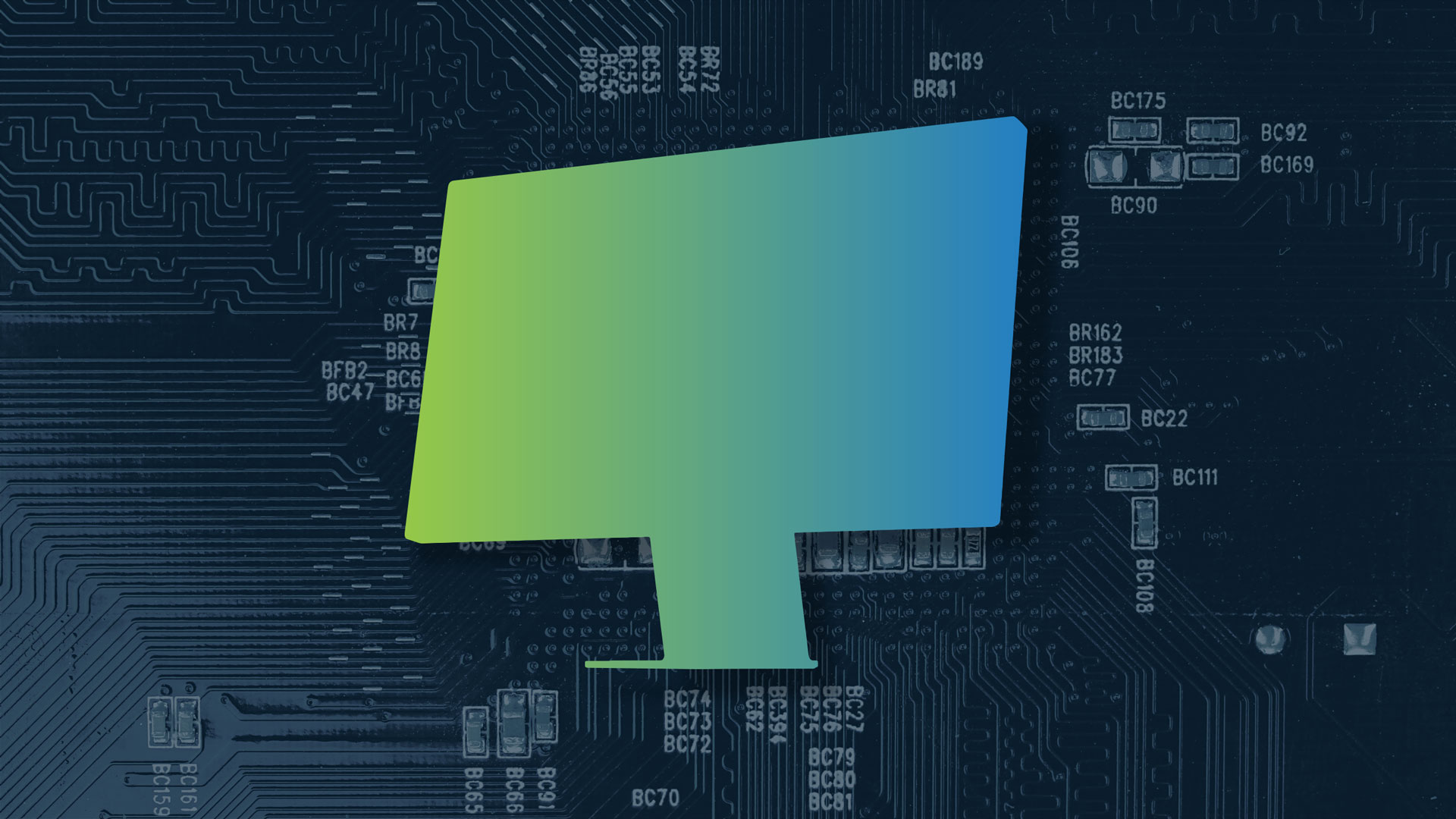 Vorschaubild zur Seite "SAP Beratung": Zeigt die Silhouette eines PCs und ein Logistikwerk mit Lager von oben