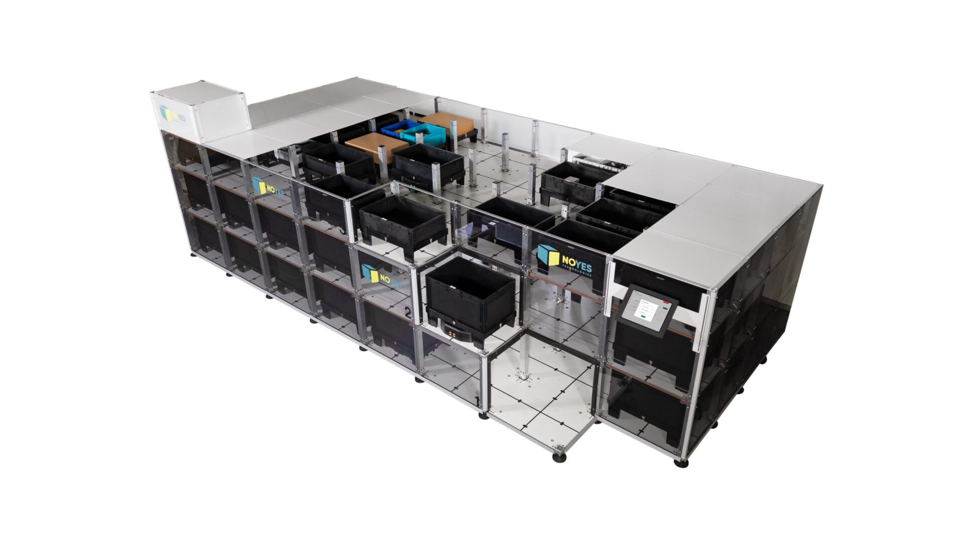 Das Bild zeigt das Lagersystem Noyes Storage.