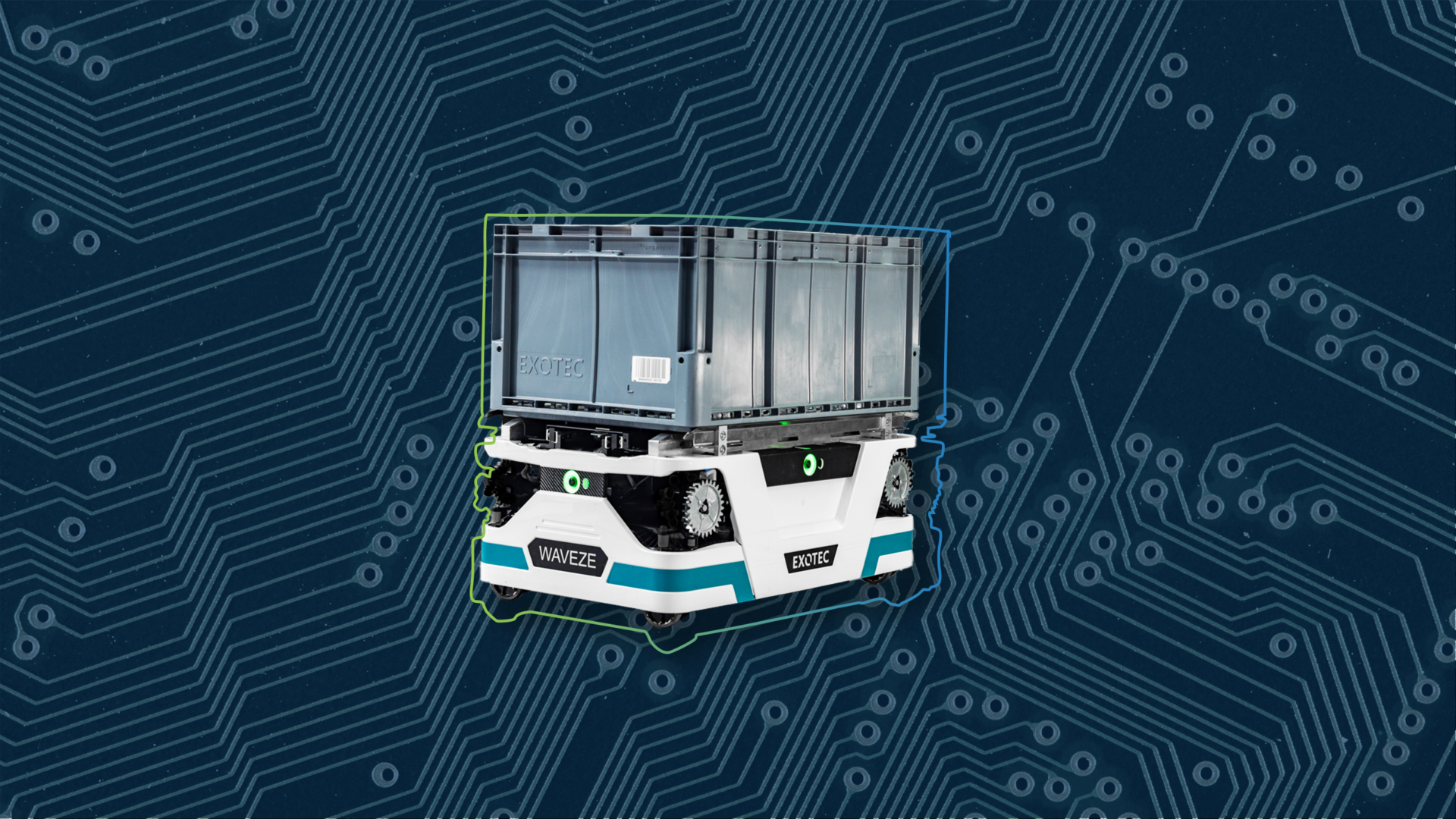 Beitragsbild zum automatiserten Lagersystem Exotec Skypod.