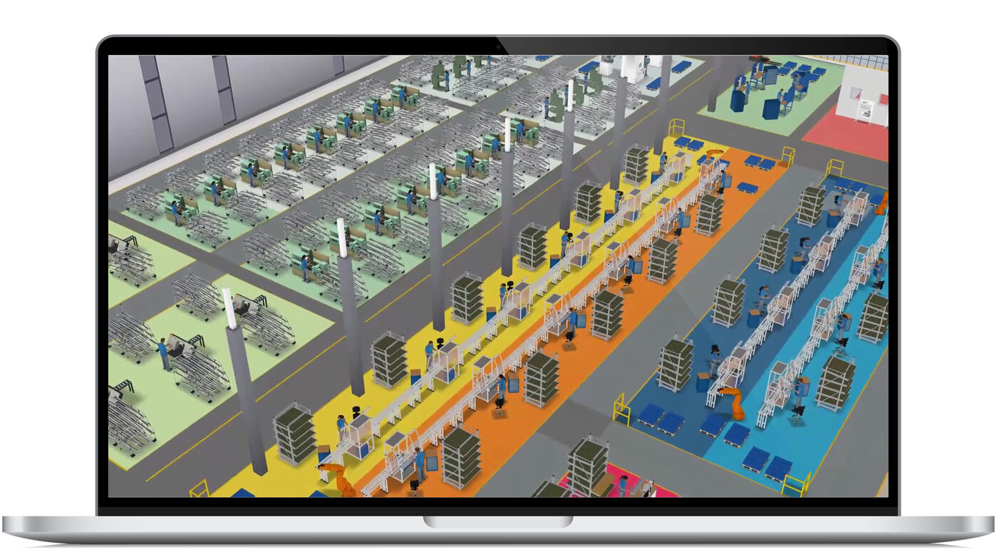 3D drawing factory planning