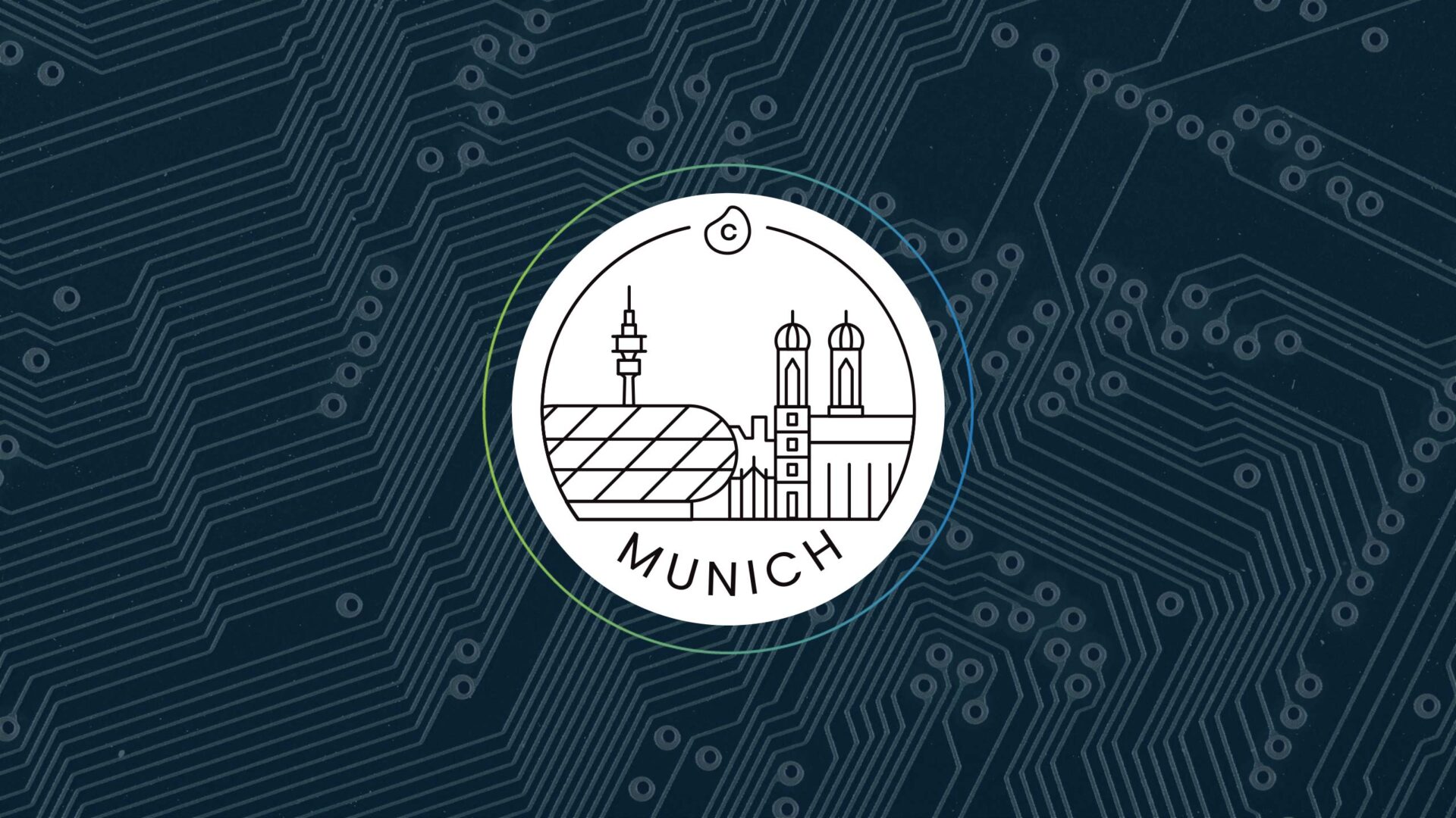 Eine Badge zeigt Logo des Celonis Process Intelligence Days in München