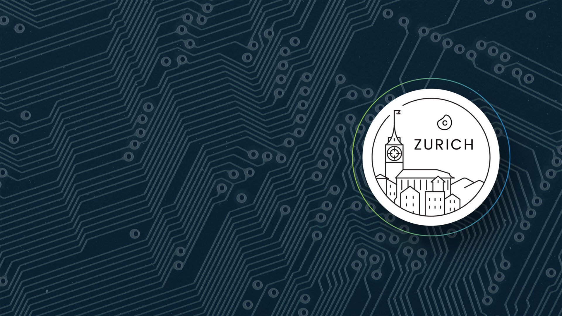 Eine Badge zeigt Logo des Celonis Process Intelligence Days in Zürich